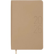 Щотижн. A6 Buromax дат2026 кишеньк. Morandi пісочний BM.2586-22(20)