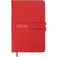 Щоден. А6 Buromax дат2026 Belle червоний BM2577-05(20)
