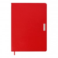 Щоден. А5 Buromax недат. 144арк. Salerno червоний BM.2099-05
