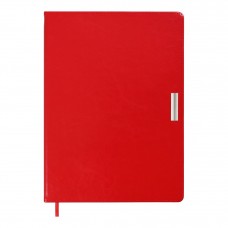 Щоден. А5 Buromax недат. 144арк. Salerno червоний BM.2099-05