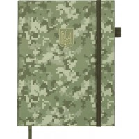 Щоден. A5 Buromax дат2026 Military хакі BM.21134-59(20)