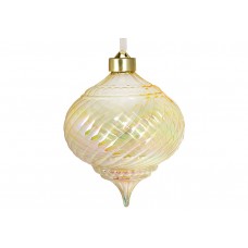 Прикраса пласт. 15см крученої форми,райдужний перламутр №J88-193/Bonadi/