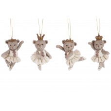 Фігурка-підвіска керам. Ведмедик-балерина 5,5х9,5см K07-715/Bonadi/(12)(60)