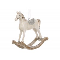 Фігурка-підвіска полістоун "Конячка-гойдалка" 8,5см №K07-878/Bonadi/