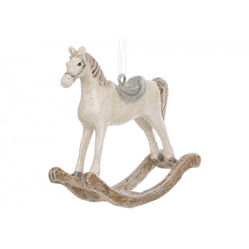 Фігурка-підвіска полістоун "Конячка-гойдалка" 8,5см №K07-878/Bonadi/