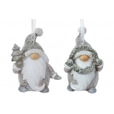 Фігурка-підвіска полістоун "Гном" 7см,сірий,2вида №K07-370/Bonadi/