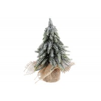 Ялинка 20 см з покриттям крига у джутовому мішечку (24) 122-112 Bonadi