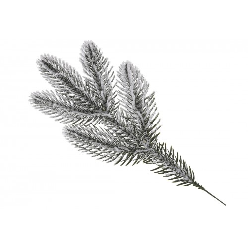 Гілка засніжена лита 30.5см зелена GU-03