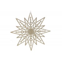 Декор новогодний Рождественская звезда 24 см золото (45) (180) 788-579 Bonadi