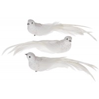 Пташка декор. 22см на кліпсі 499-089/Bonadi/