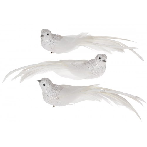 Пташка декор. 22см на кліпсі 499-089/Bonadi/