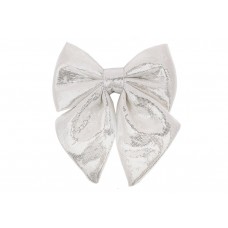 Бант декор. 13см срібло №821-253/Bonadi/(12)(36)