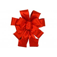 Бант декор. 28х79см атлас,червоний №821-332/Bonadi/(12)(36)