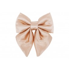Бант декор. 13см атлас зі стразами,карамель №821-247/Bonadi/(12)(36)