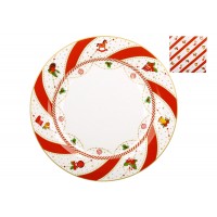 Тарілка сервірув. порцелян. "Candyland"  27x2,4см №K138/Bonadi/