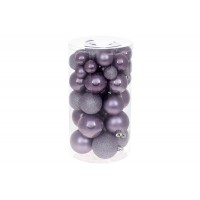 Набір куль пласт. в кор-ці 4см 9шт лаванда 47-035-2 в пакеті /Bonadi/