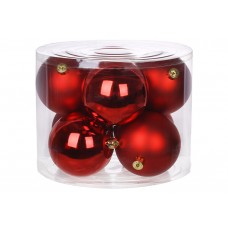 Набір куль пласт. 10см 2шт червоний в пакеті 47-133-10/Bonadi/