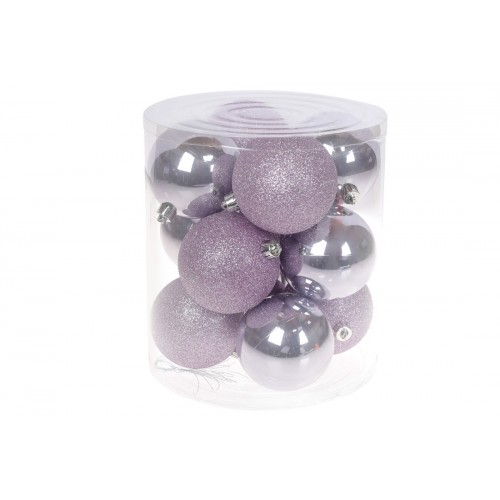 Набір куль пласт. 8см 4шт ніжно-ліловий в пакеті 147-253-8/Bonadi/