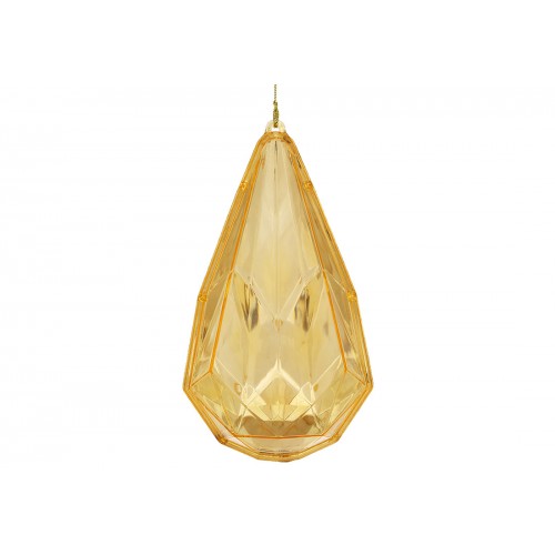 Прикраса пласт. "Крапля" 17см,золото №J88-221/Bonadi/