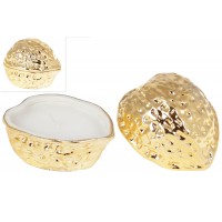 Свічка "Горіх" з кришкою 11см,золотий №727-354/Bonadi/