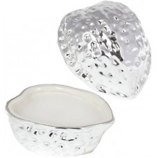 Свічка "Горіх" з кришкою 11см,срібний №727-355/Bonadi/