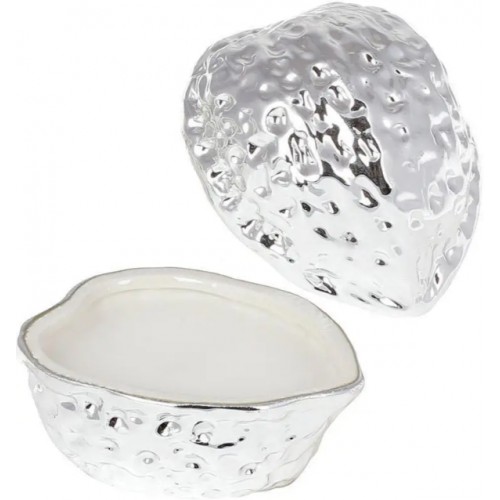 Свічка "Горіх" з кришкою 11см,срібний №727-355/Bonadi/