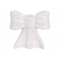 Підсвічник керам. "Бант" 11х5,2х10см,білий №733-793/Bonadi/