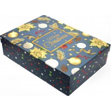 Коробка подарункова Buromax Новий Рік 33х23,5х9см BM.233353-1