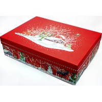 Коробка подарункова Buromax Новий Рік 33х23,5х9см BM.2333714-3