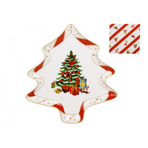 Блюдо порцелян. "Candyland" ялинка 23,5х21,5x2см №K142/Bonadi/