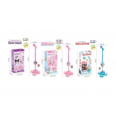 Мікрофон на стійці 110см,світ.,MP3,на бат-ців кор-ці,16,5х33х6см №5622A-25A-26A (36)