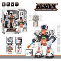 Робот на бат-ці,стріляє гелем+знарядами,в кор-ці,31,3х14х28,6см 606-38(12)(24) КІ