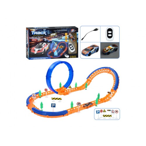 Трек RK 288см/78-43-26см,машина (8см, р/к2,4G, акум, USBзарядне),41дет FT-68(12)