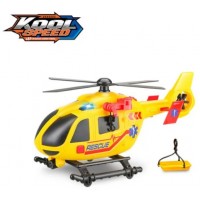 Рятувальний вертоліт Kool Speed на бат-ці, світ., звук., 38,5х15х21см DHTS10357