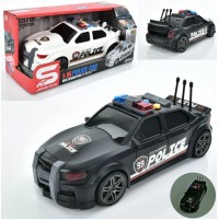Машина 24,5см,1:16,звук,світло,3 види(2 види-поліція),на бат-ці (табл) JS124-JS124BC