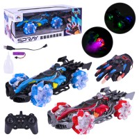 Машина RK 2кольори,акум.,пульт+рукавичка,в кор-ці,35,5х13,5х19см 21016(24) КІ