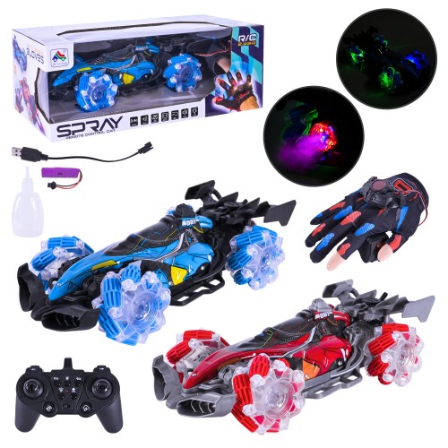 Машина RK 2кольори,акум.,пульт+рукавичка,в кор-ці,35,5х13,5х19см 21016(24) КІ