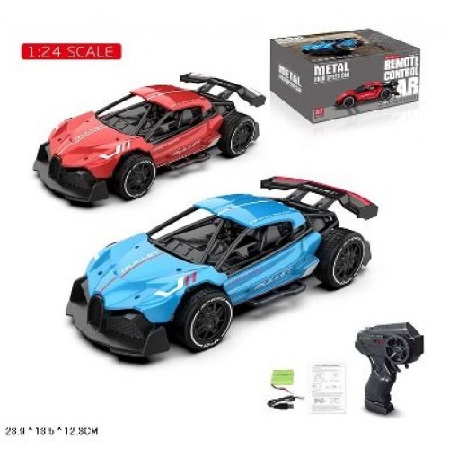 Машина RK (1:24) метал.,2кольри,акум.,2.4G,в кор-ці 23,9х13,5х12,3 SL-213A(32) КІ