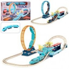 Залізниця RK,148х62хв41см, акум, оберт360,локомотив,музика,USBзарядне,50дет 4145-49B(9)