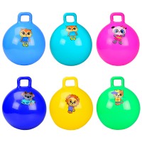 М'яч для фітнеса 45см,гирі,350гр,6 кольор.CB4502(80) КІ