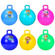 М'яч для фітнеса 45см,гирі,350гр,6 кольор.CB4502(80) КІ