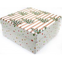 Коробка подарункова Buromax Новий Рік 20х20х9,5см BM.233332-1
