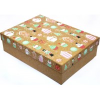 Коробка подарункова Buromax Новий Рік 29х21х8см BM.2333703-4