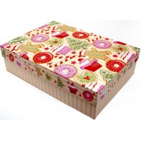 Коробка подарункова Buromax Новий Рік 27,5х19,5х7,5см BM.2333703-5