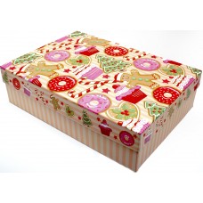 Коробка подарункова Buromax Новий Рік 27,5х19,5х7,5см BM.2333703-5