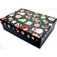 Коробка подарункова Buromax Новий Рік 24,5х17,5х7см BM.2333703-6