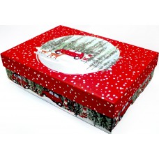 Коробка подарункова Buromax Новий Рік 27,5х19,5х7,5см BM.2333714-5