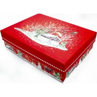 Коробка подарункова Buromax Новий Рік 22х16х6,5см BM.2333714-7