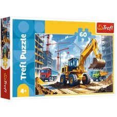 Пазли Trefl 30ел. Екскаватор-навантажувач трактор 17406