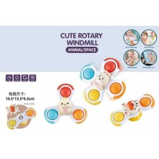 Набір брязкалець 12см,спінер 3шт,присоска,в кор-ці,17х14х7см B20A(36)